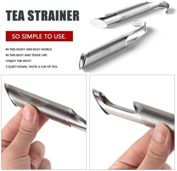 For Loose Leaf Tea, Tea Artifact Creative Pipe - Image 2